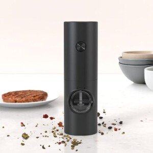 Electric Salt and Pepper Grinder Stainless Steel Pepper Mill