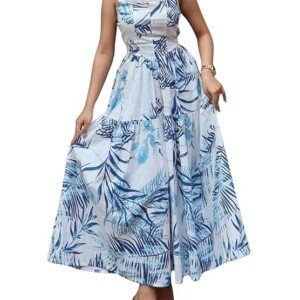 GRECIILOOKS One Piece Dress for Women Long