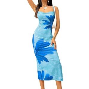 WomenWomen Casual Loose Sundress Sleeveless Split Maxi Long Beach Dress Travel Vacation 2025 Summer Outfits
